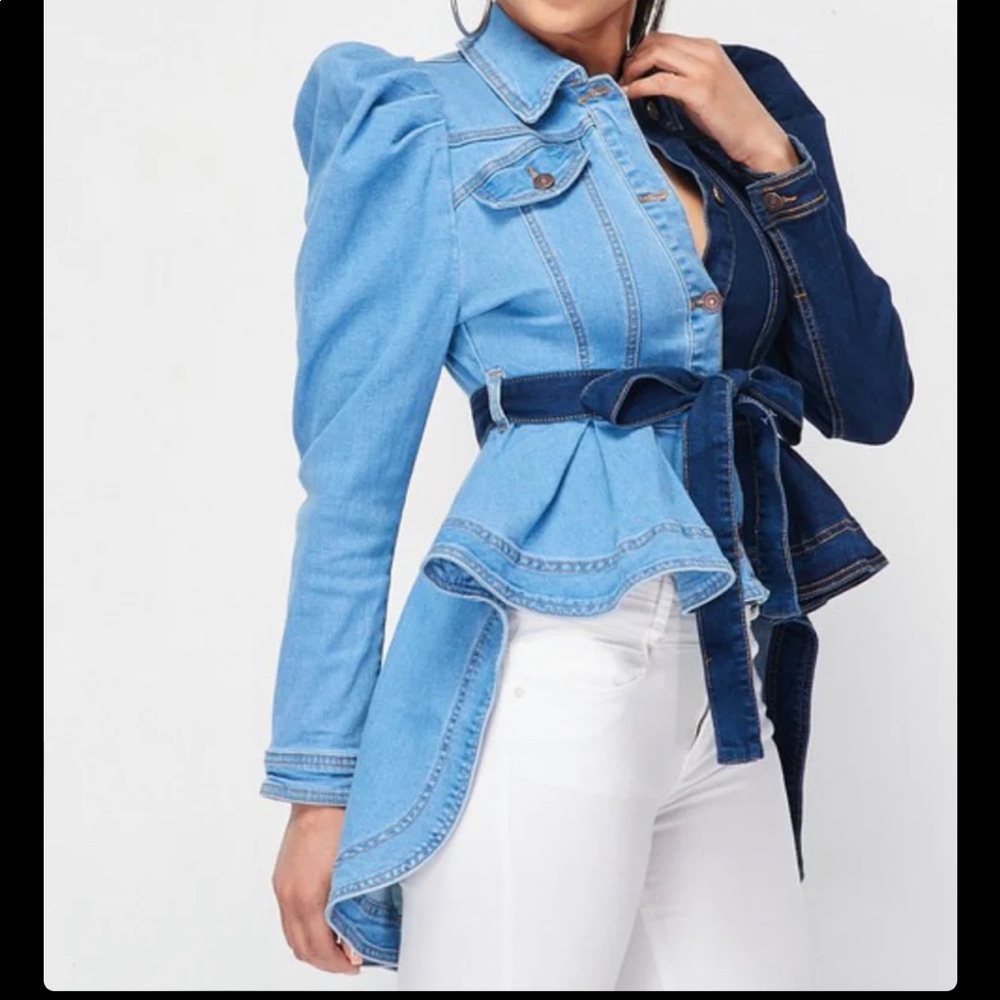 Two tone Jean jacket